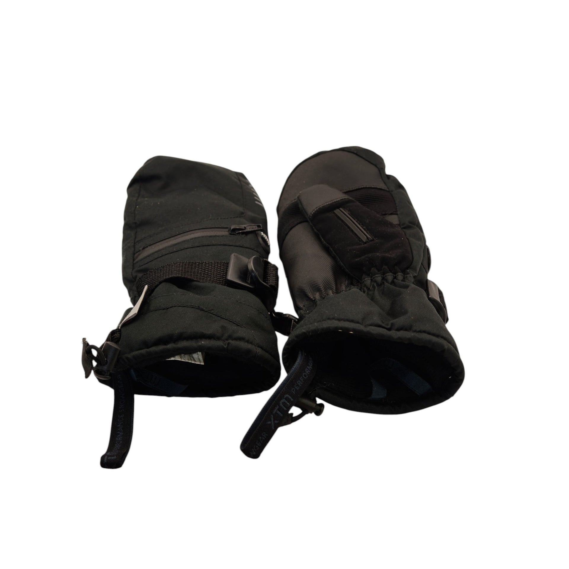 XTM Kids’ Ski & Snow Mittens – Medium / Approx. Age 8–10 – Black