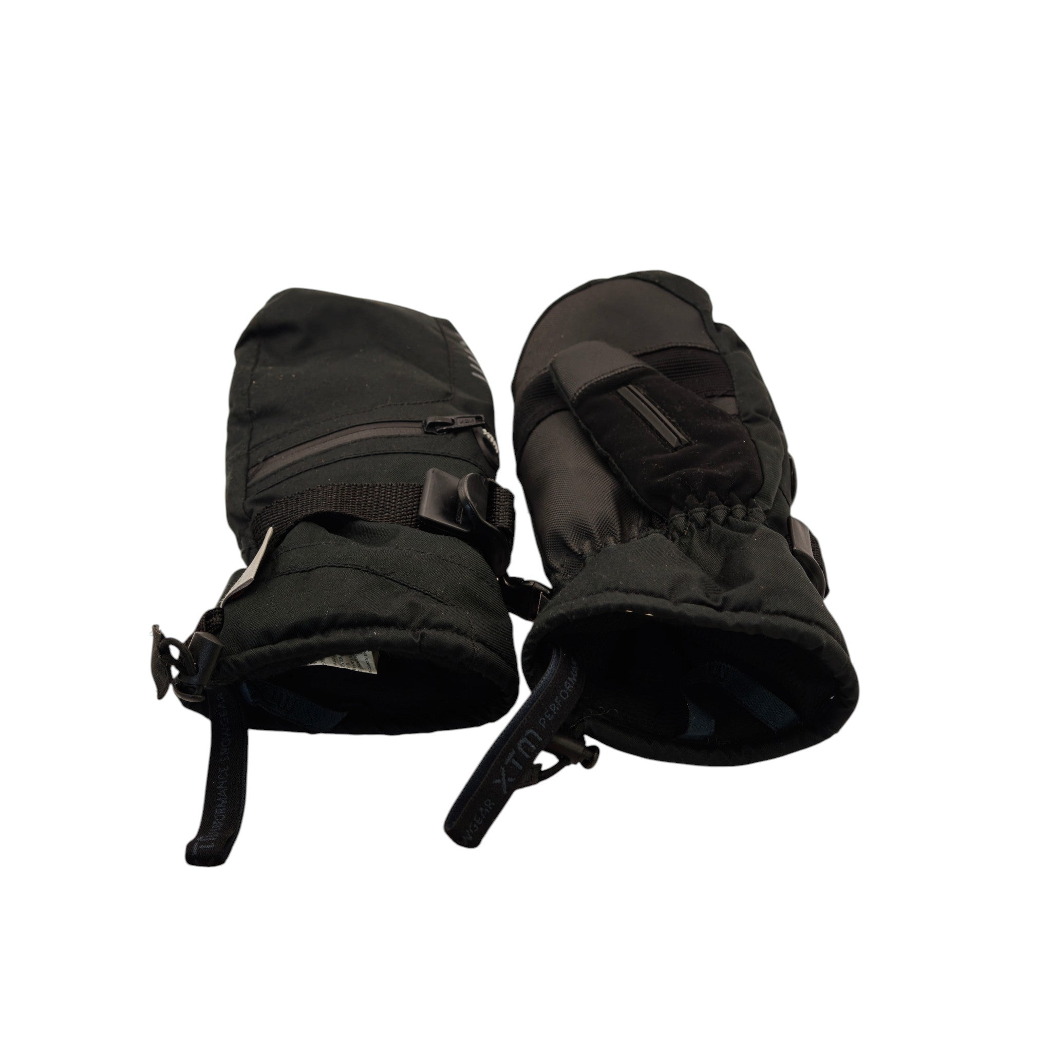 XTM Kids’ Ski & Snow Mittens – Medium / Approx. Age 8–10 – Black