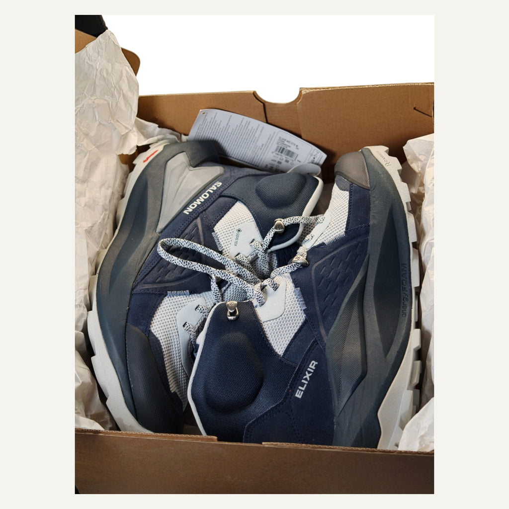 Salomon Elixir Mid GTX W hiking boots inside original box