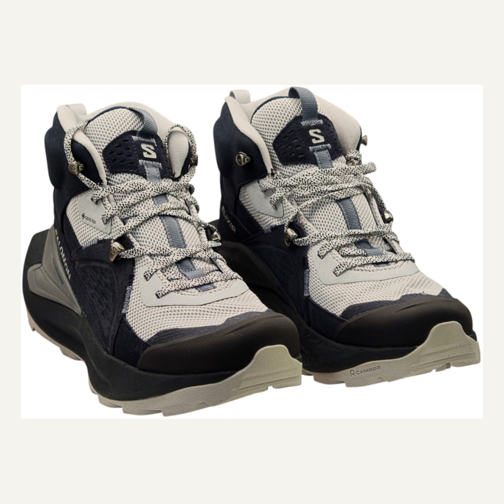 Front angle view of Salomon Elixir Mid GTX W hiking boots