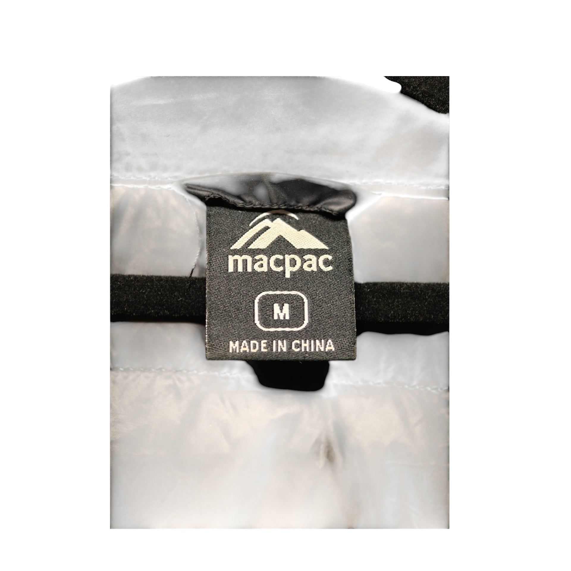 Macpac Black Hooded Puff Jacket – M – photo 1