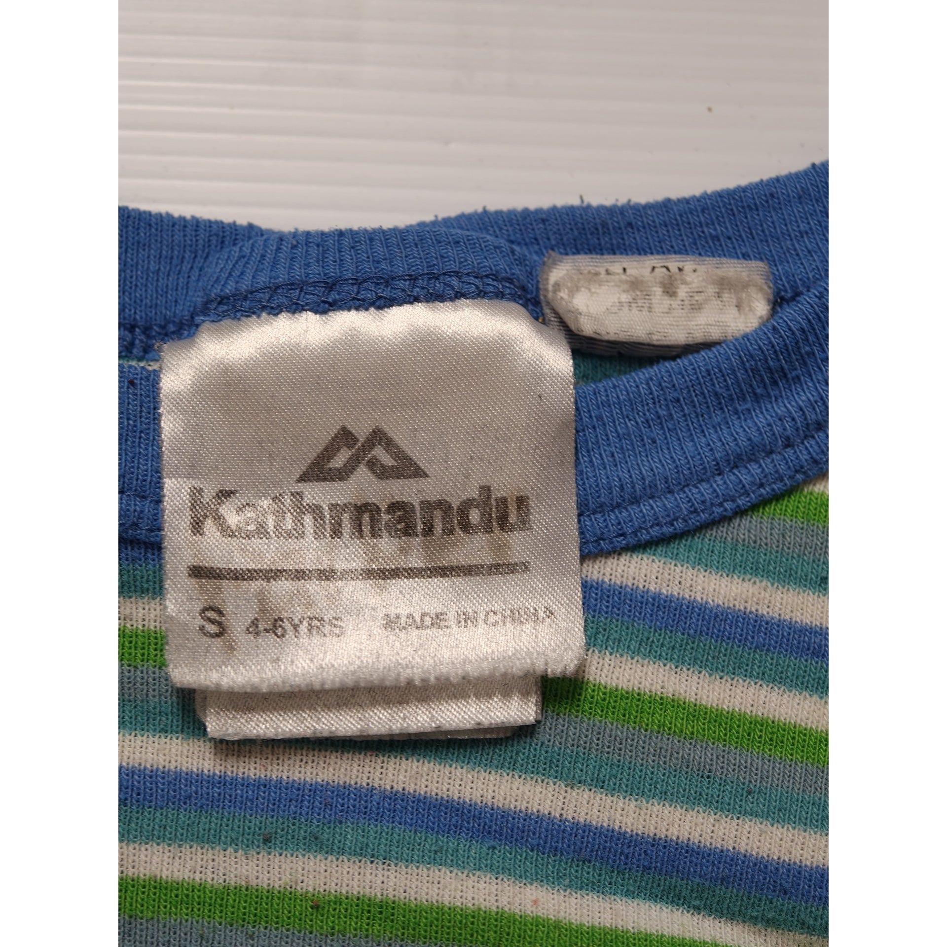 Kathmandu Kids’ Striped Long Sleeve Top – 4–6 Years – photo 1