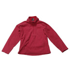 Unbranded Kids’ Pink Half-Zip Fleece – Measurements Shown – photo 2