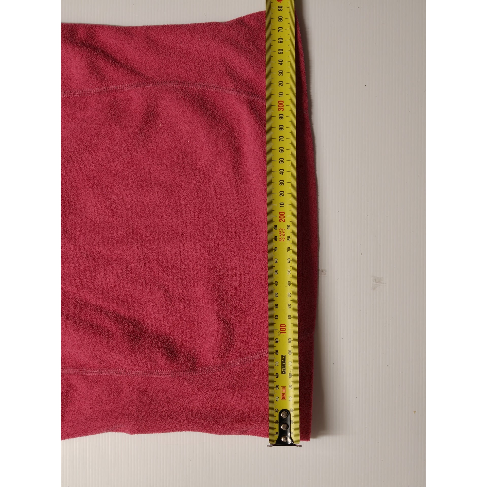 Unbranded Kids’ Pink Half-Zip Fleece – Measurements Shown – photo 5