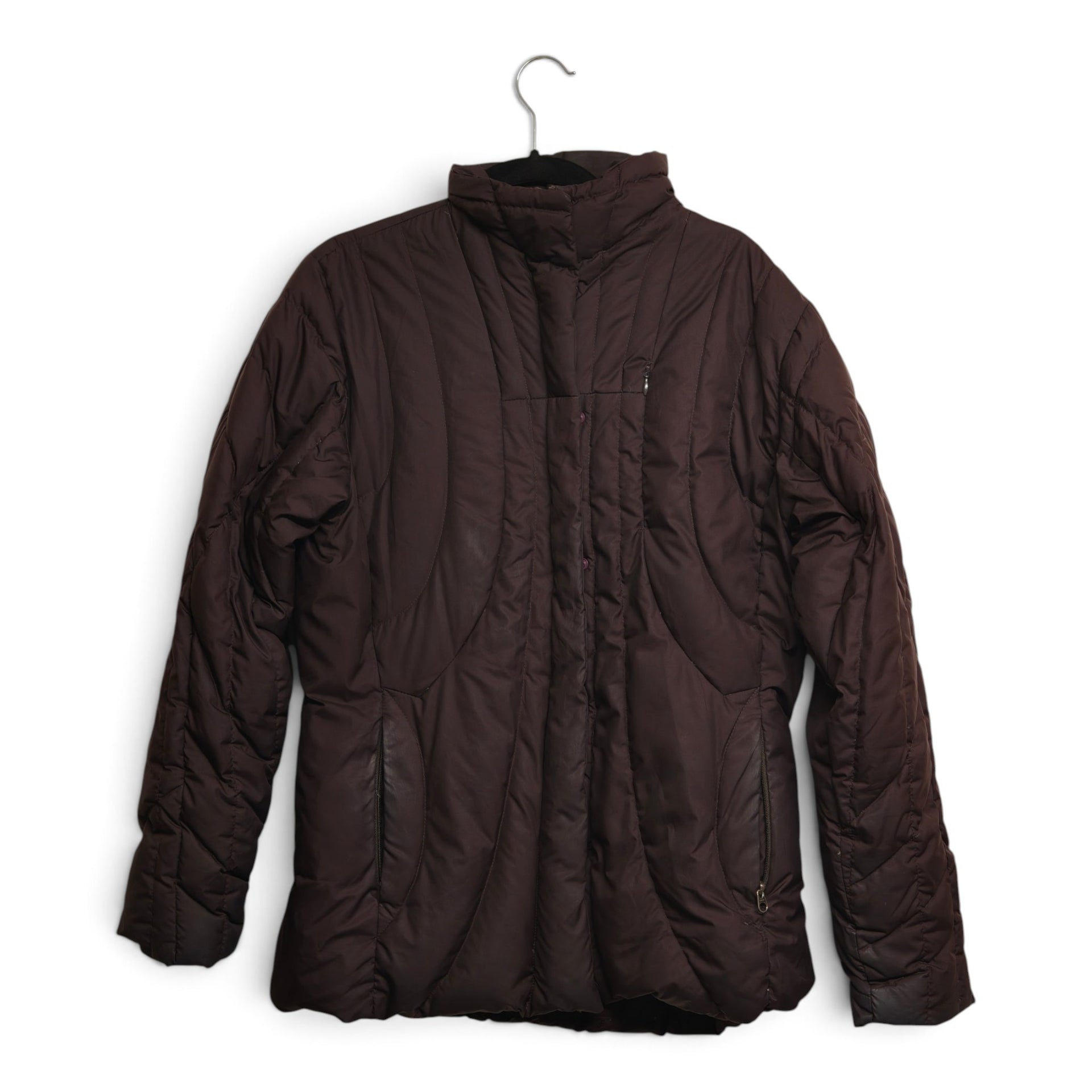 Patagonia quilted jacket reverse view