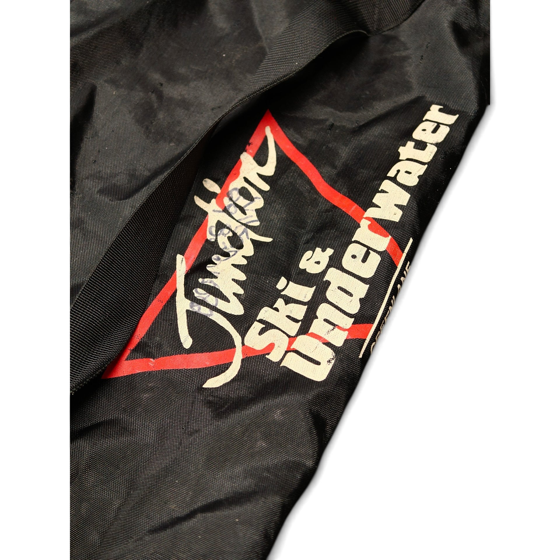 Ski bag printed retailer branding