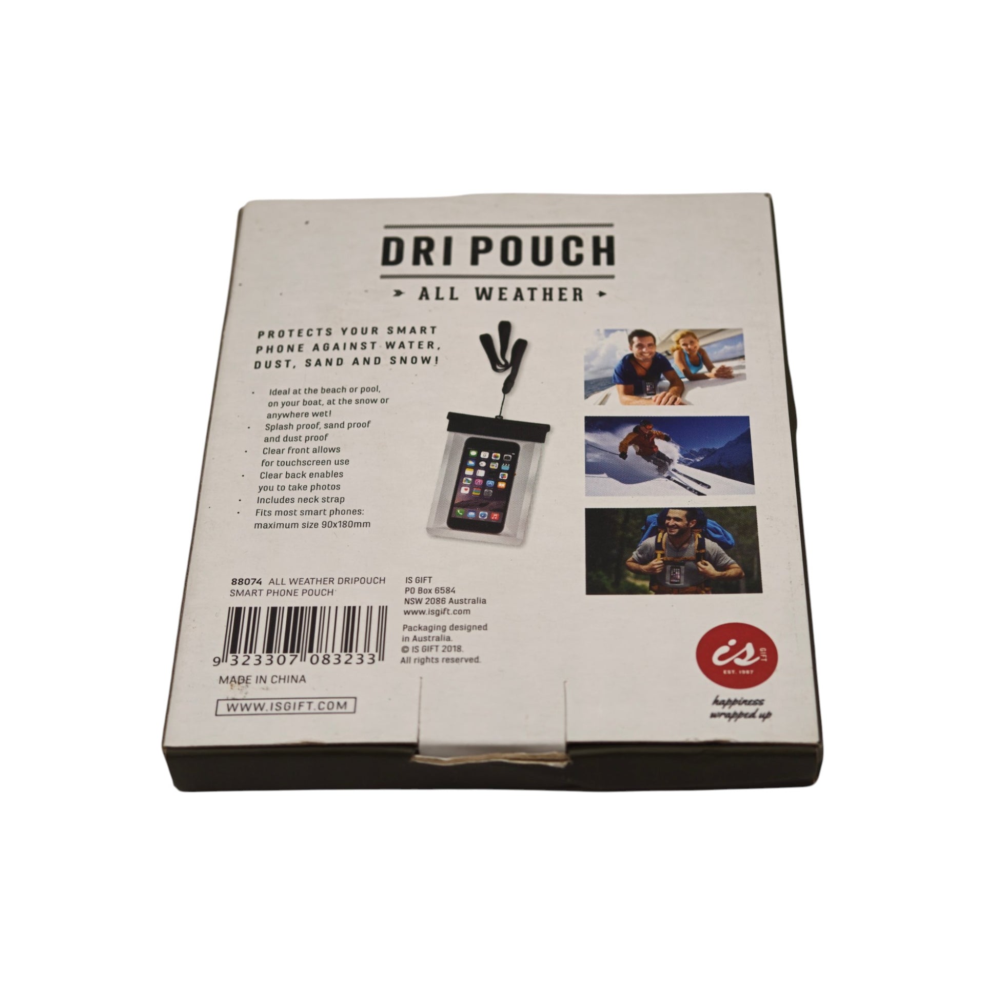IS Gift Dri Pouch All Weather Phone Pouch - model label