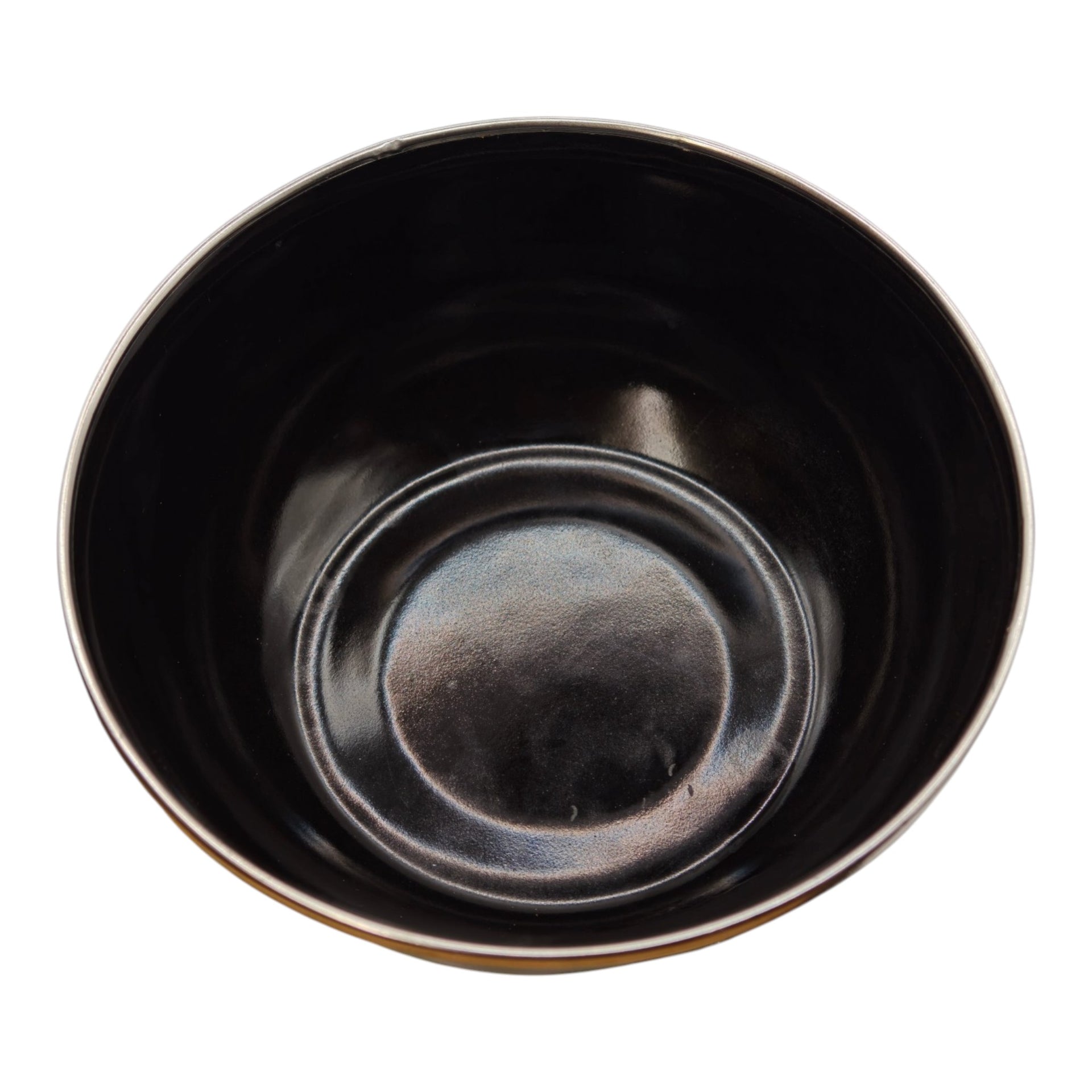 Black Enamel Camping Bowls – Set of 4 - product detail