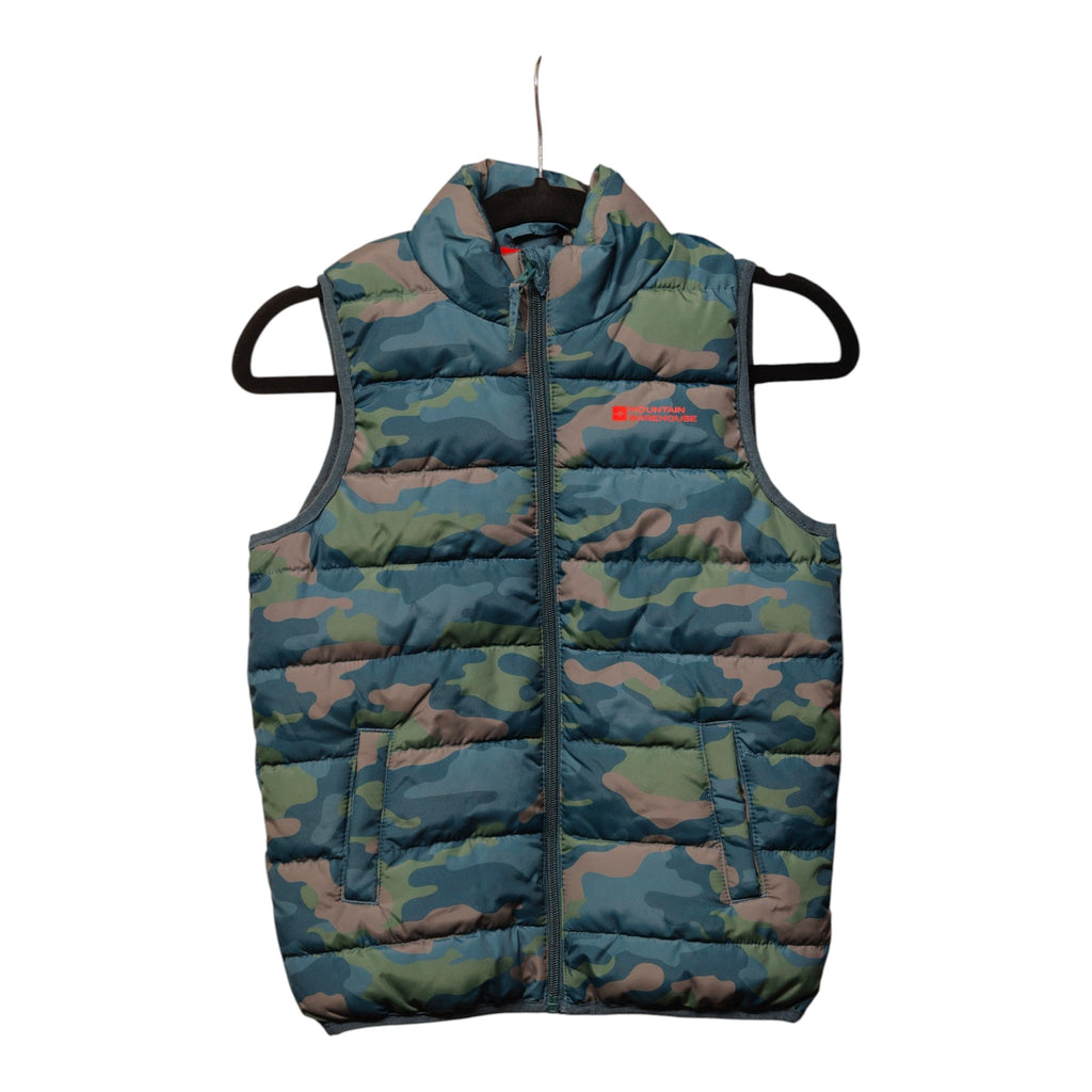 Mountain Warehouse Kids Camo Puffer Vest – Age 7–8 - product hero
