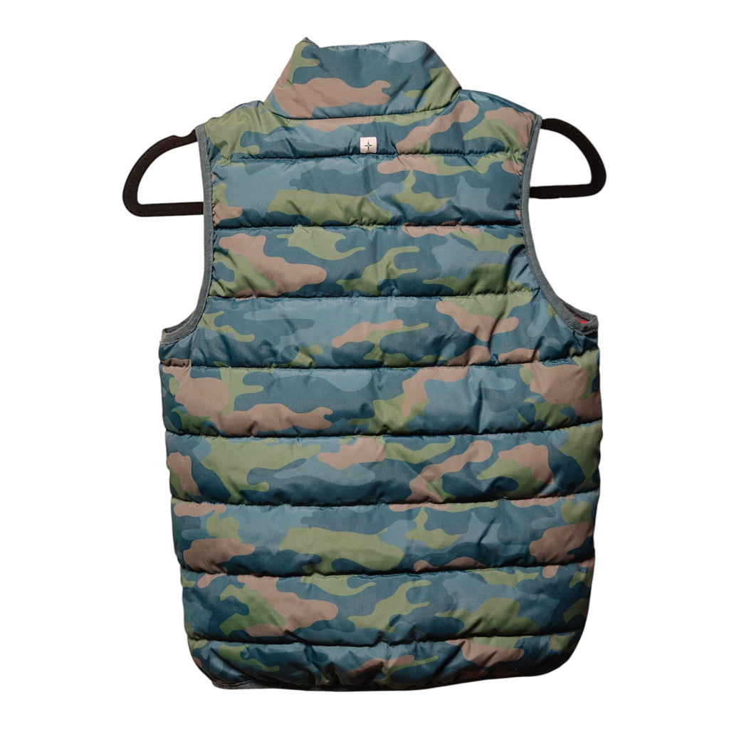 Mountain Warehouse Kids Camo Puffer Vest – Age 7–8 - product angle