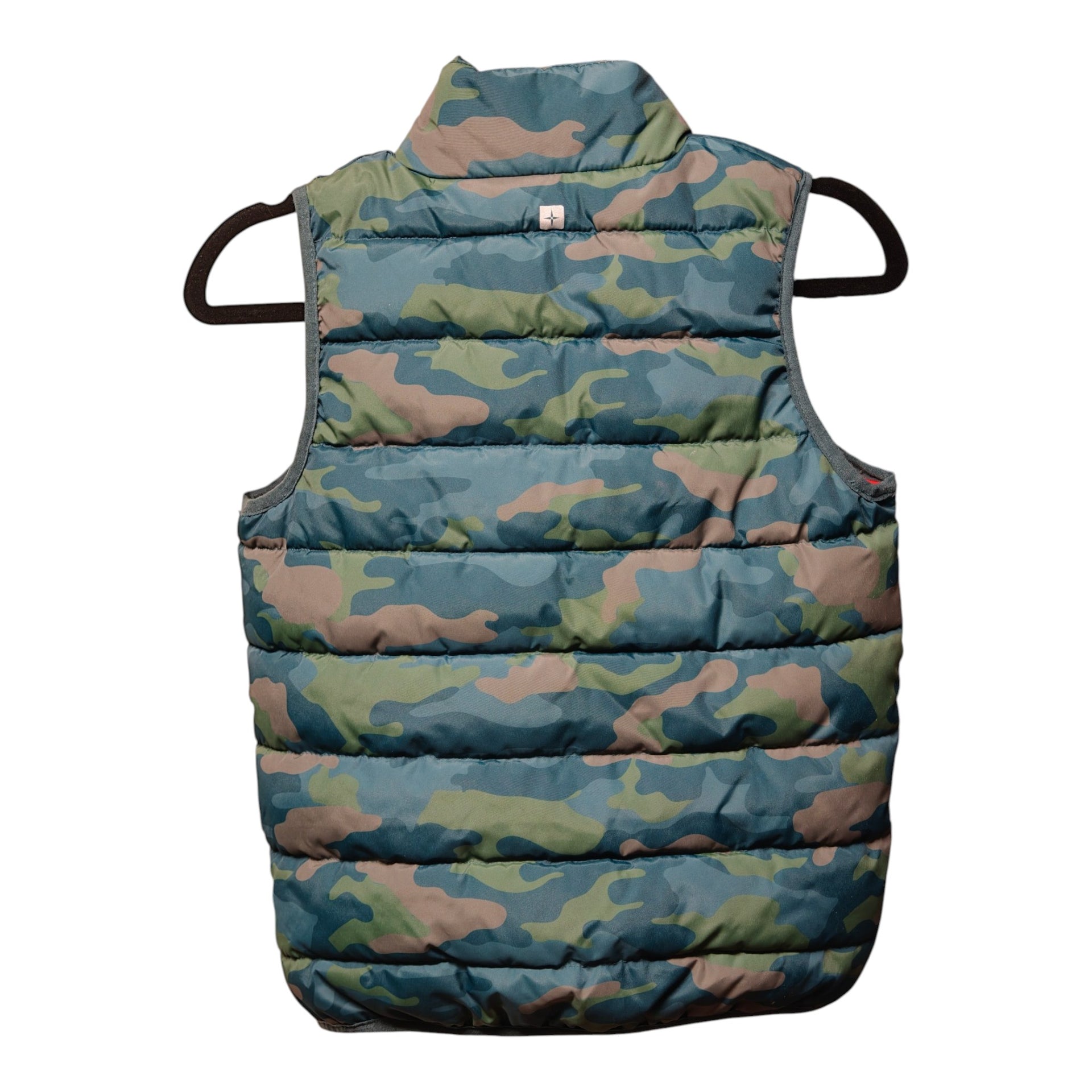Mountain Warehouse Kids Camo Puffer Vest – Age 7–8 - product angle