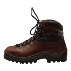 Side view of Scarpa leather hiking boots