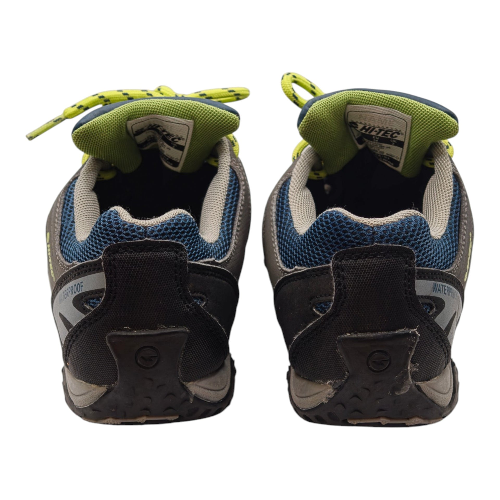 Side angle view showing opposite side of the shoes