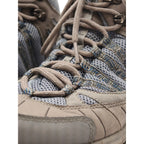 Close-up of laces and mesh upper on Hi-Tec Harmony Mid WP boots