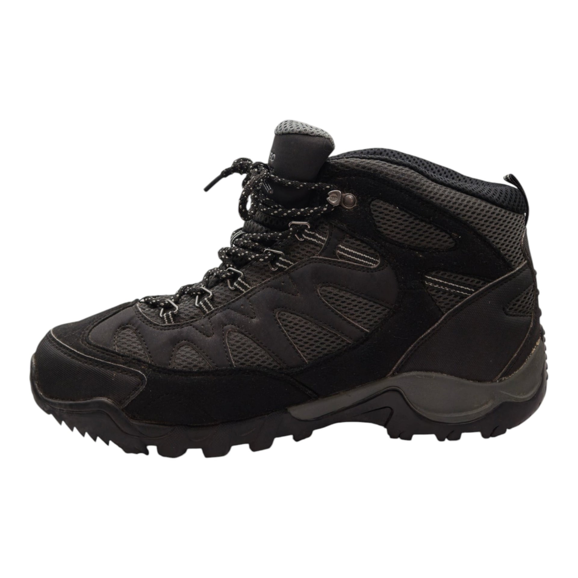 Additional angled side view of Hi-Tec Trailstone WP hiking boots