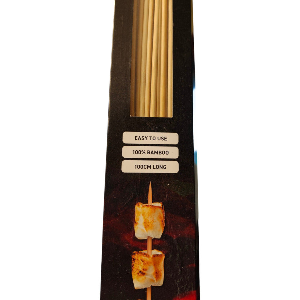 Effects Bamboo Marshmallow Sticks 100 cm - 20 Pack - model label