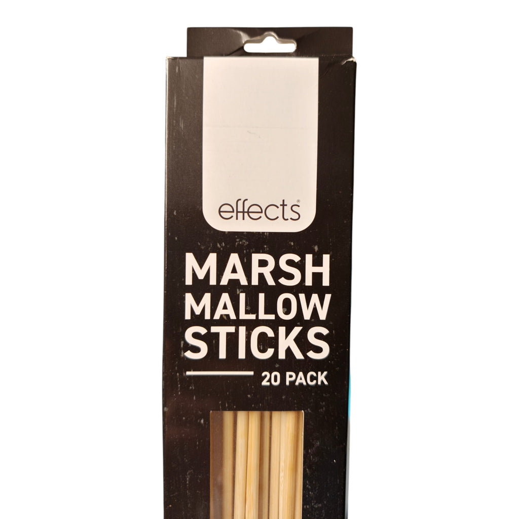 Effects Bamboo Marshmallow Sticks 100 cm - 20 Pack - product hero