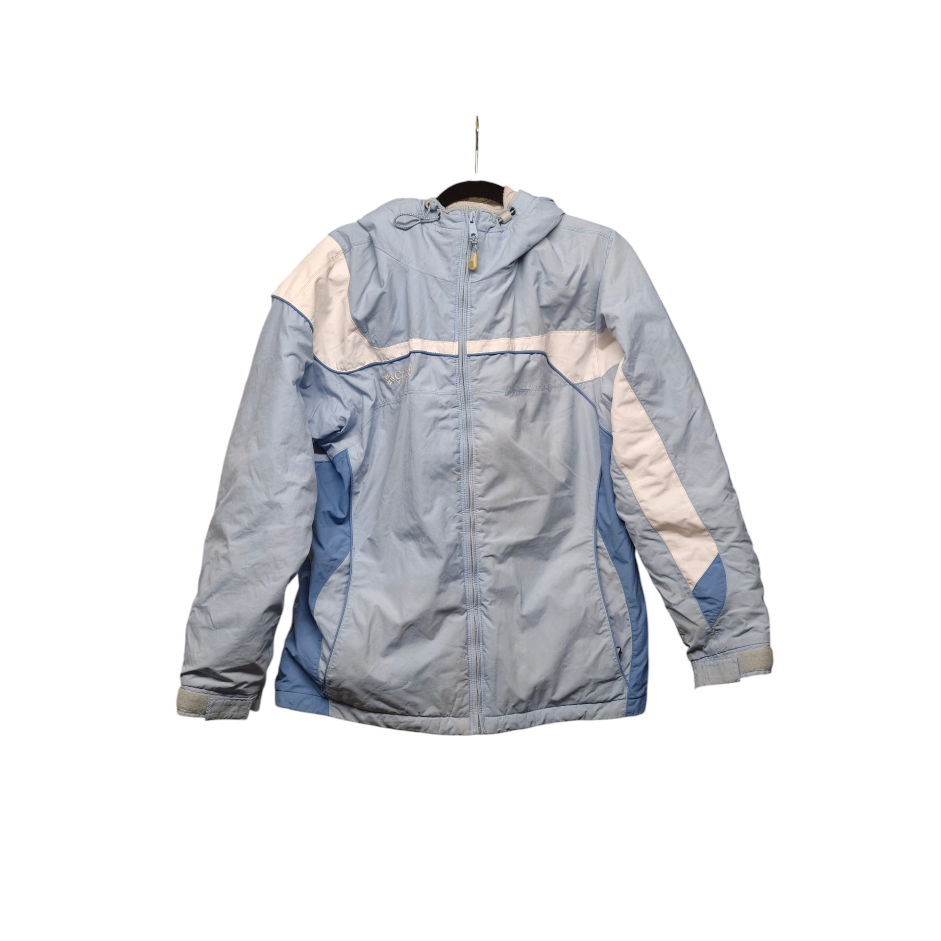 Columbia Hooded Outdoor Jacket - Grey and Blue - product hero