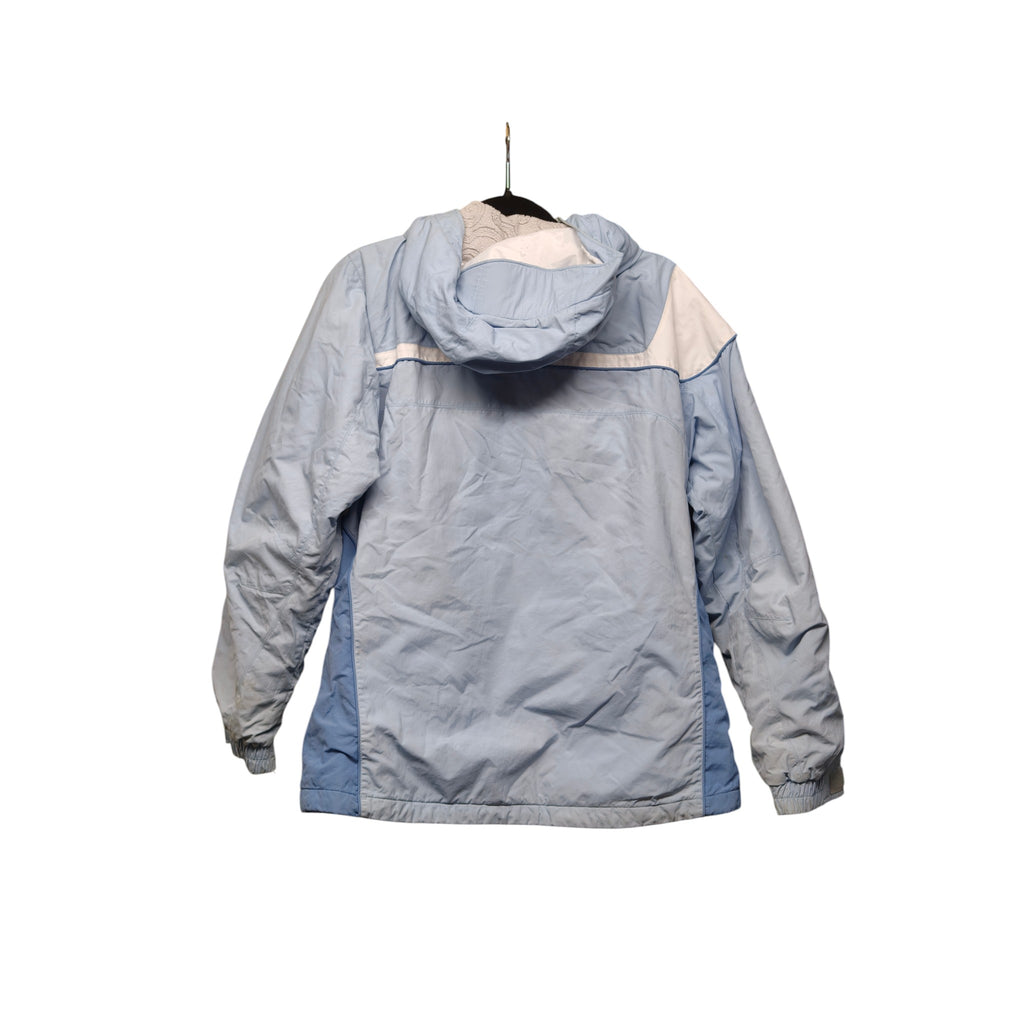 Columbia Hooded Outdoor Jacket - Grey and Blue - product angle