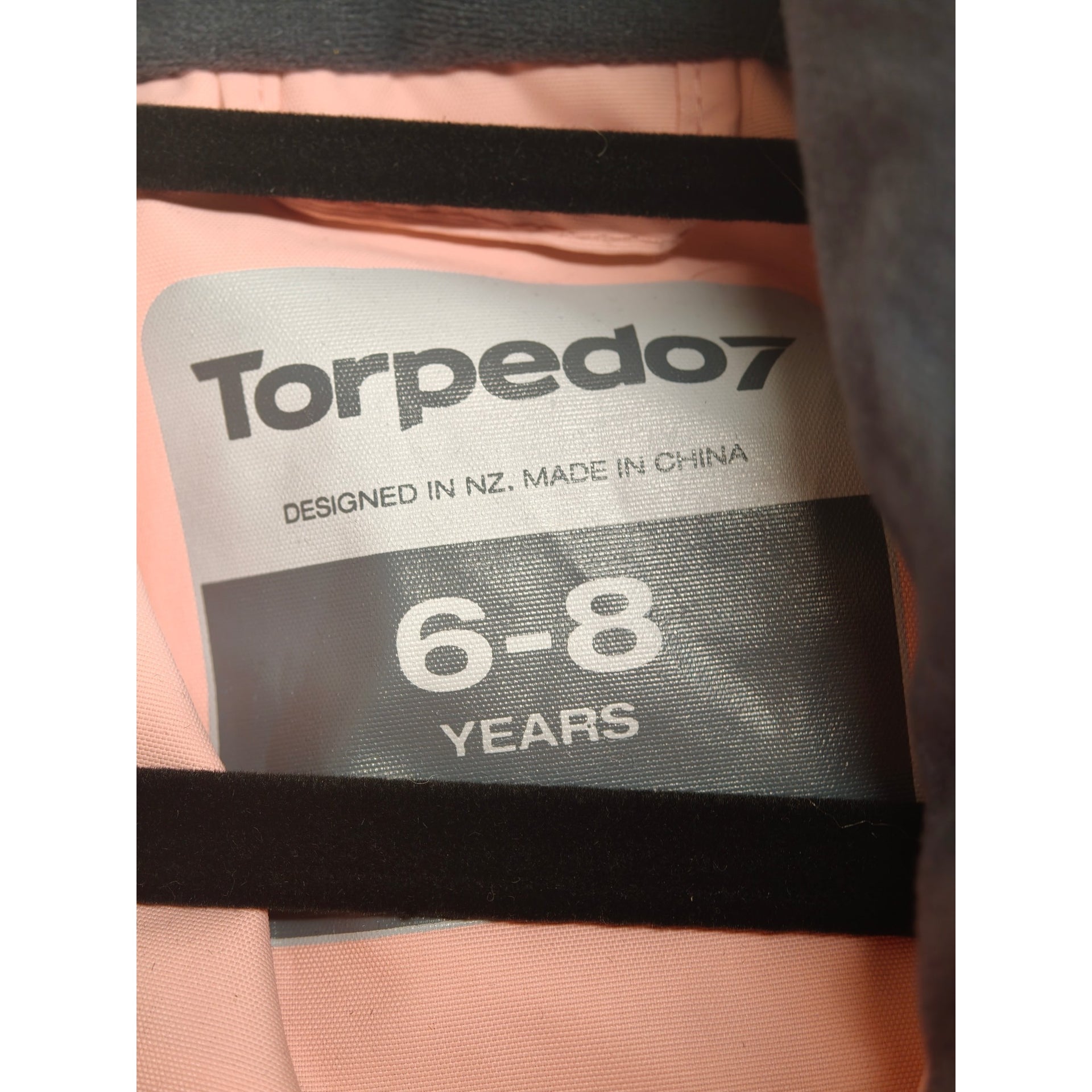 Torpedo7 Kids Snow Jacket - Age 6-8 - model label