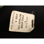 Pro-Dive 3 mm Shorty Wetsuit - Size 8 - model label