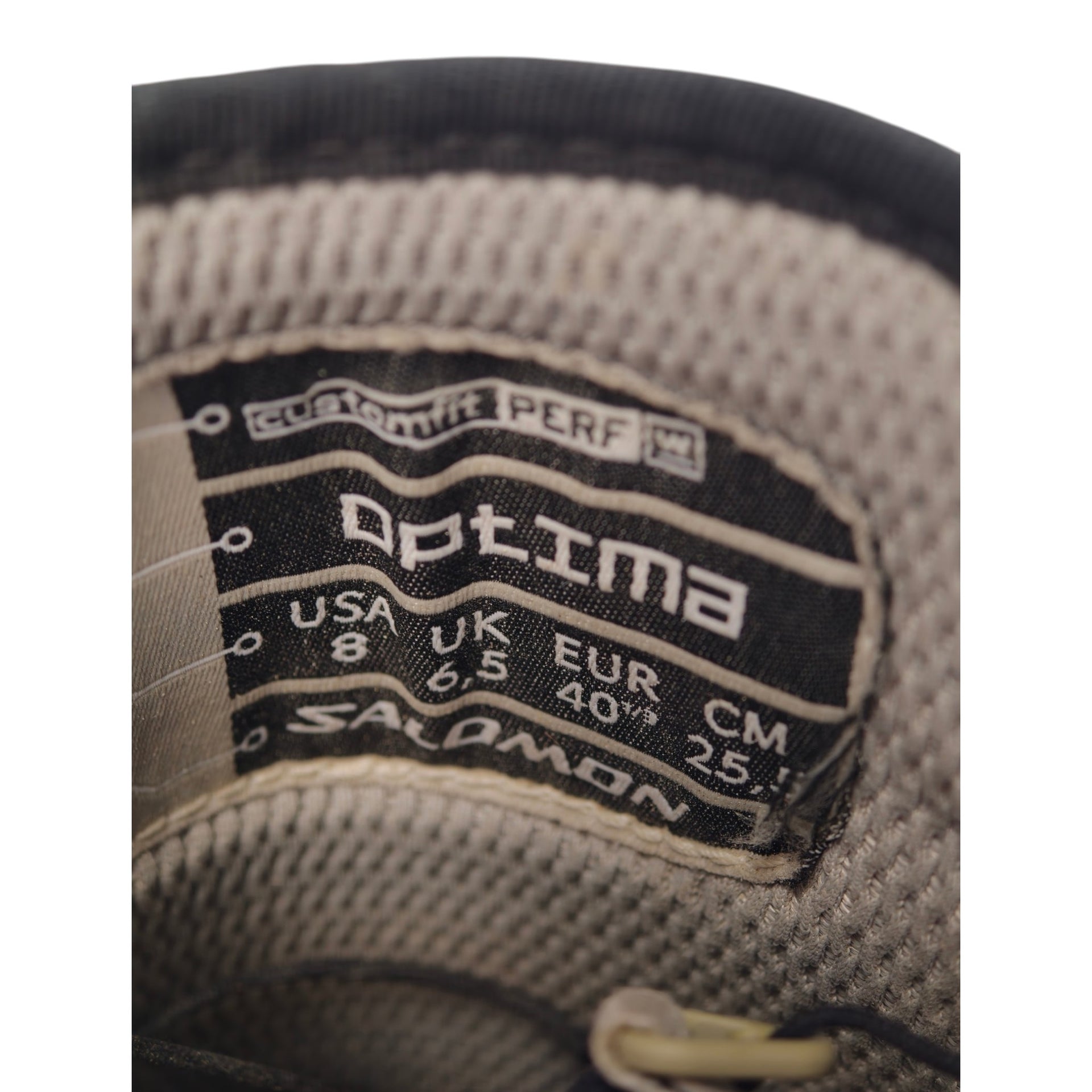 Salomon Optima Women's Snowboard Boots - US 8 / EU 40 - size label