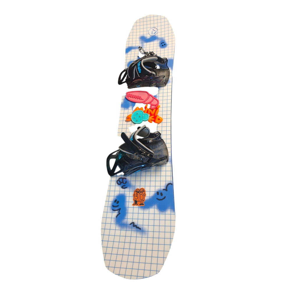 Bataleon Minishred Snowboard with Burton Grom Bindings - 120 cm – actual item photo 1