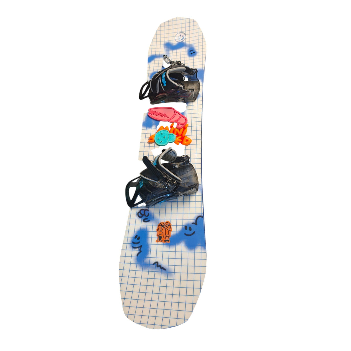 Bataleon Minishred Snowboard with Burton Grom Bindings - 120 cm – actual item photo 1