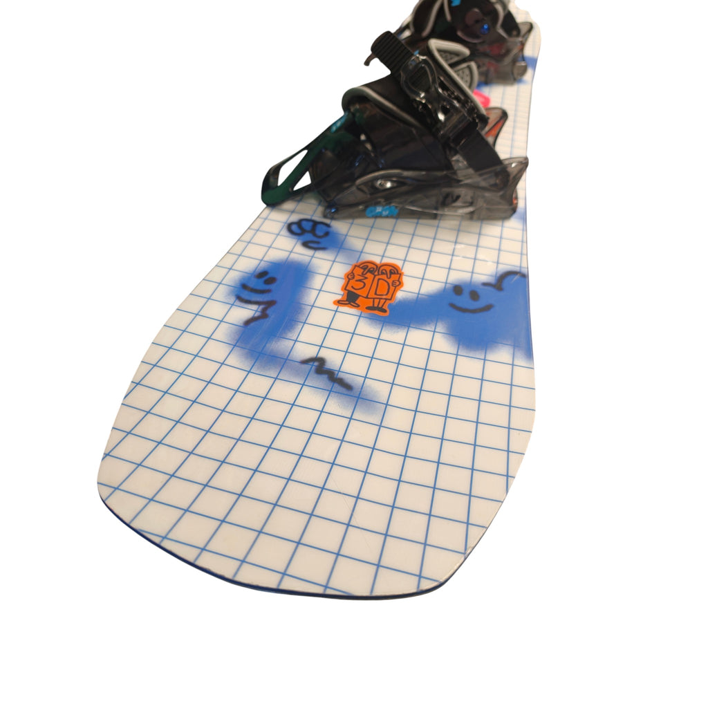Bataleon Minishred Snowboard with Burton Grom Bindings - 120 cm – actual item photo 2