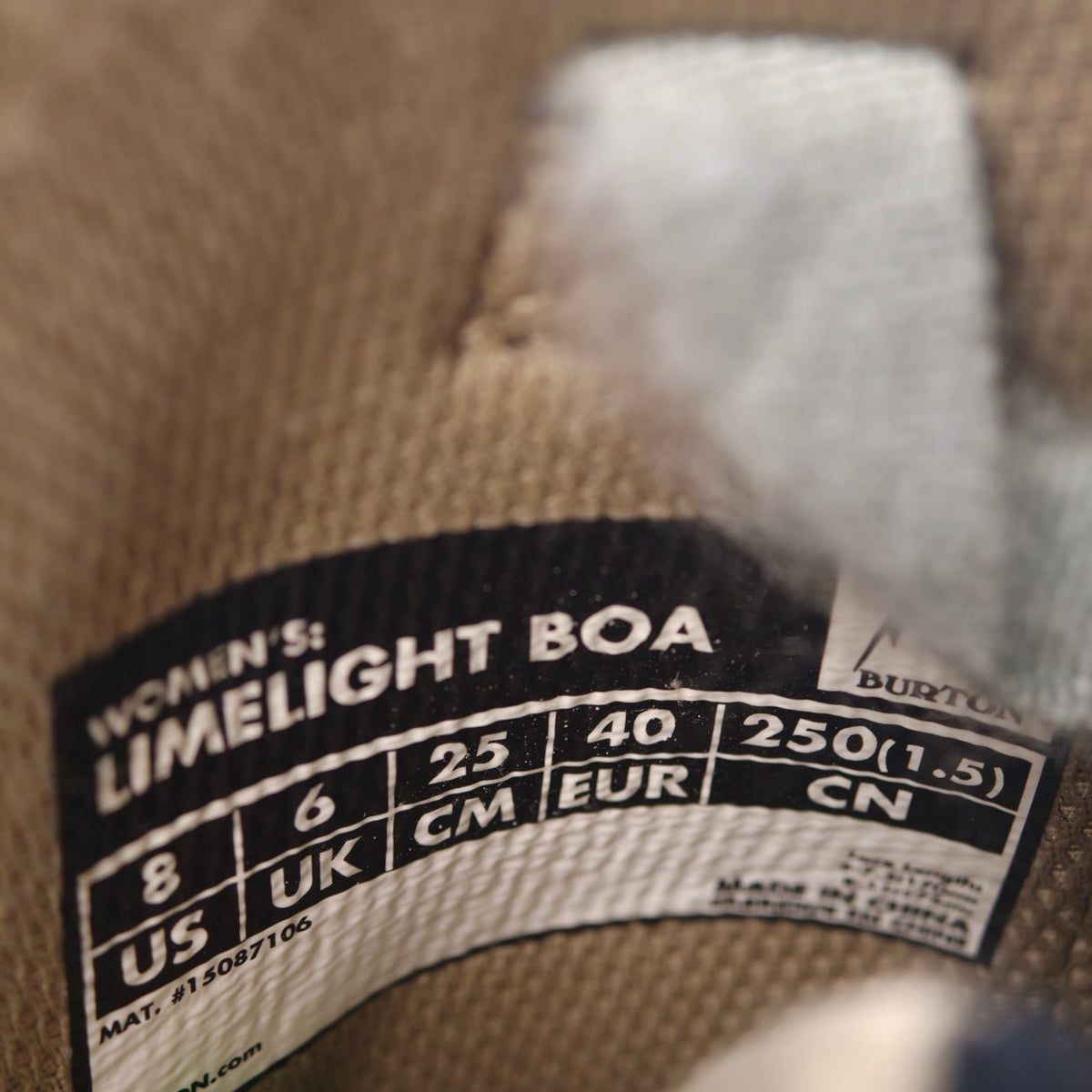 Burton Limelight BOA Snowboard Boots - Women US 8 / EU 40 – actual item photo 11