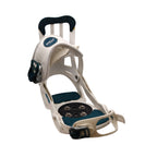 Salomon Spell Snowboard Bindings - White and Teal – actual item photo 2
