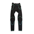 Kids Base Layer Leggings - Labelled 135 cm - Black and Green – actual item photo 1
