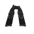 Kids Base Layer Leggings - Labelled 135 cm - Black and Green – actual item photo 3