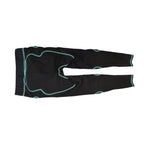 Kids Base Layer Leggings - Labelled 135 cm - Black and Green – actual item photo 2