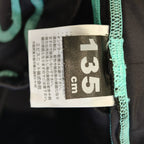 Kids Base Layer Leggings - Labelled 135 cm - Black and Green – actual item photo 6