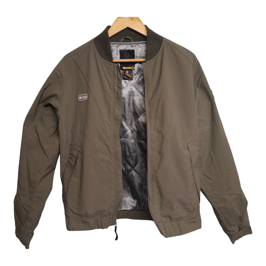 Burton Biolite Women's Insulated Bomber Jacket - S - Olive - actual item photo 2