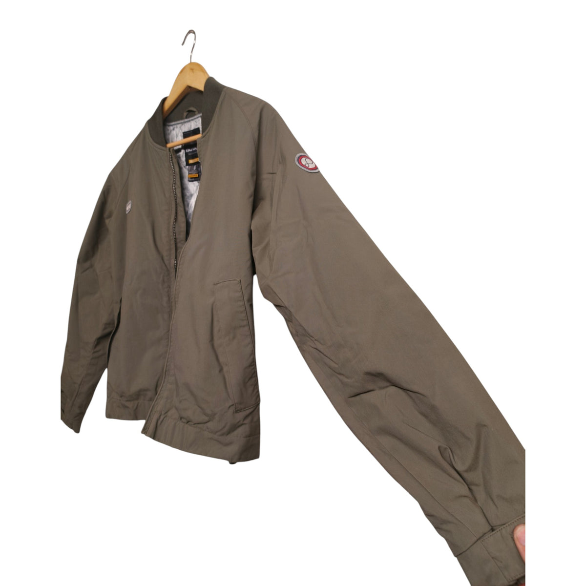 Burton Biolite Women's Insulated Bomber Jacket - S - Olive - actual item photo 5