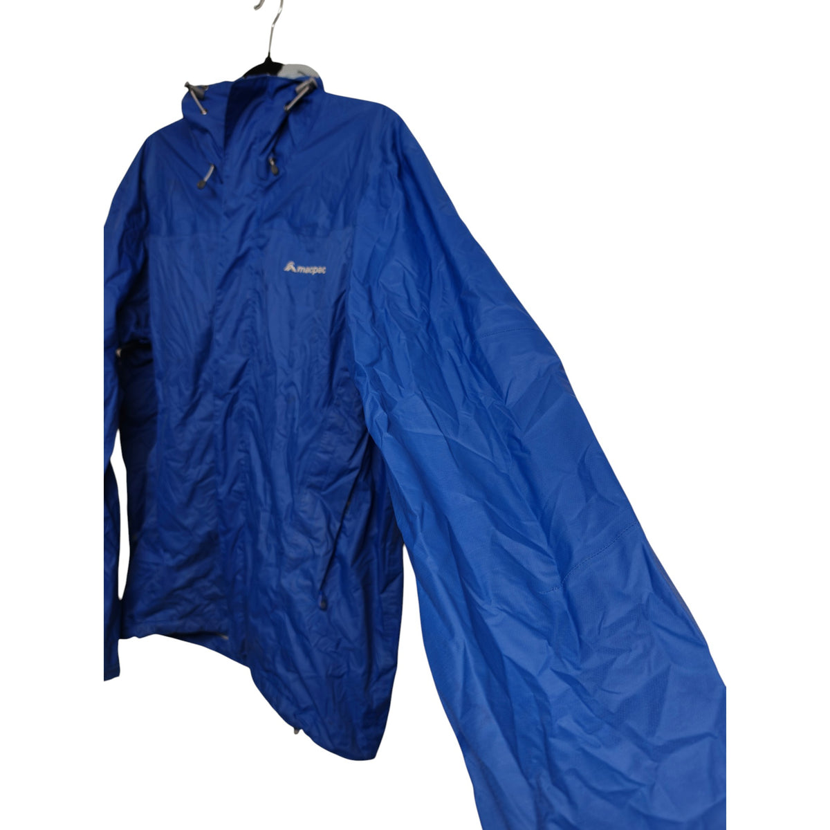 Macpac Men's Hooded Shell Jacket - S - Blue - Needs Reproofing - actual item photo 5
