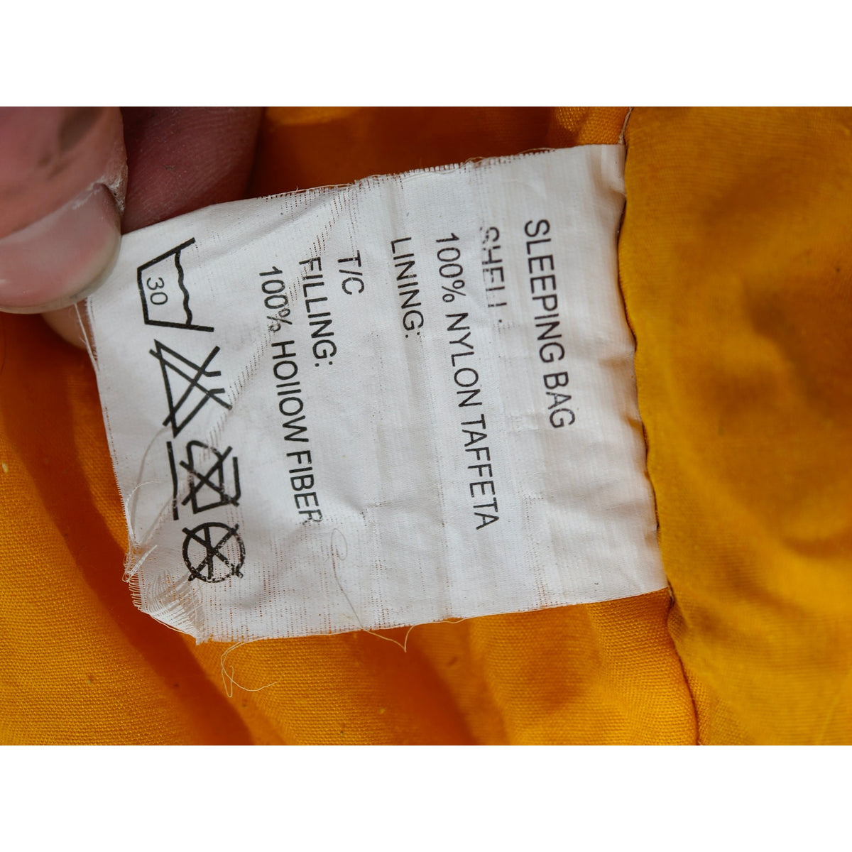 Vango Fireblazer 250 Sleeping Bag - Blue/Orange - Stained - actual item photo 5