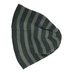 Kathmandu Striped Knit Beanie - Dark Green - actual item photo 2
