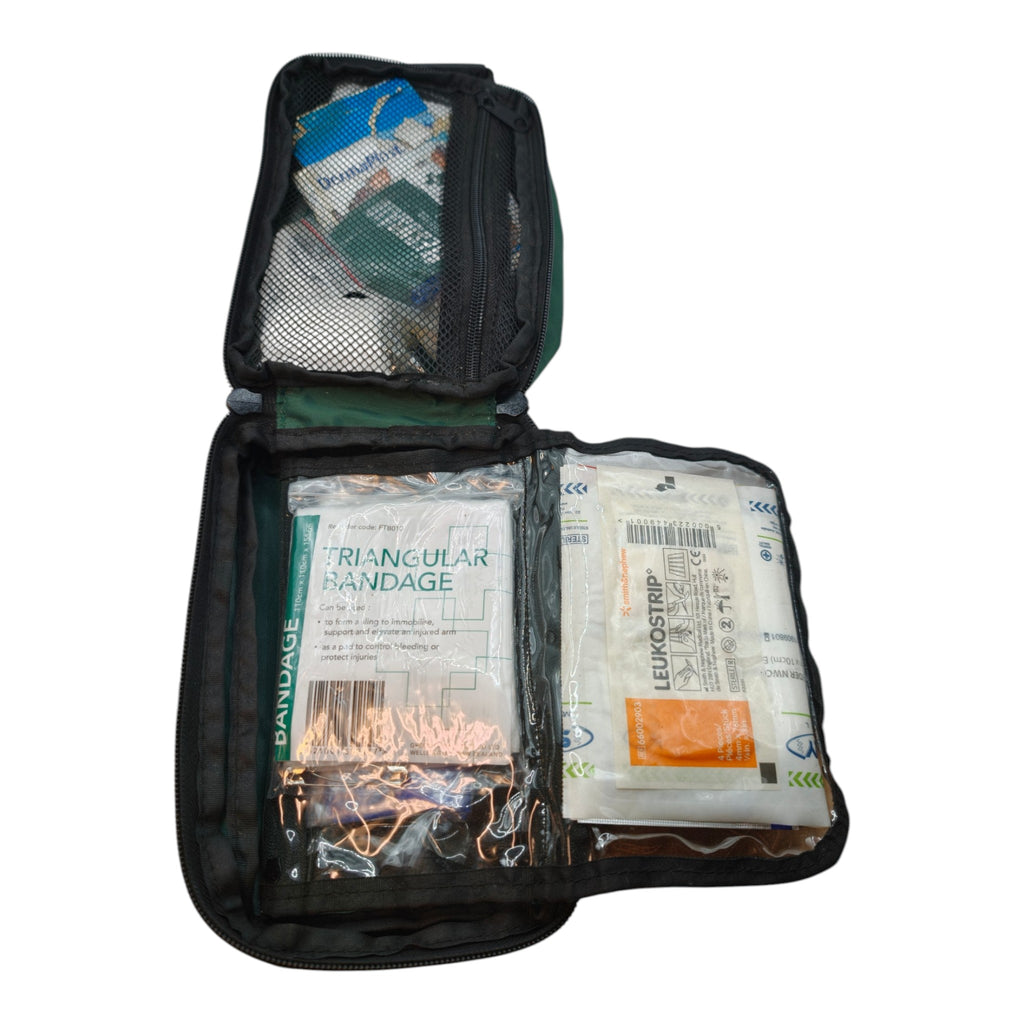 Prosafe First Aid Bag with Unchecked Contents - Green - actual item photo 2