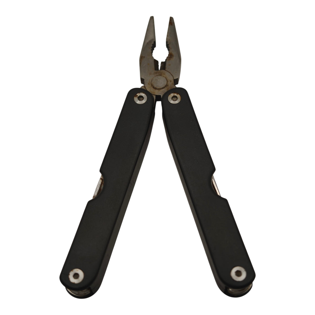 Folding Pliers Multi-Tool with Pouch - Black - actual item photo 1