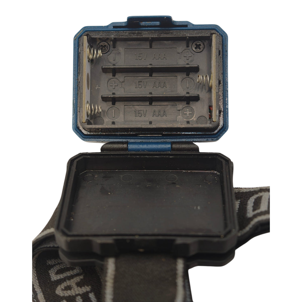 LED Head Torch - Blue - 3 AAA - actual item photo 4