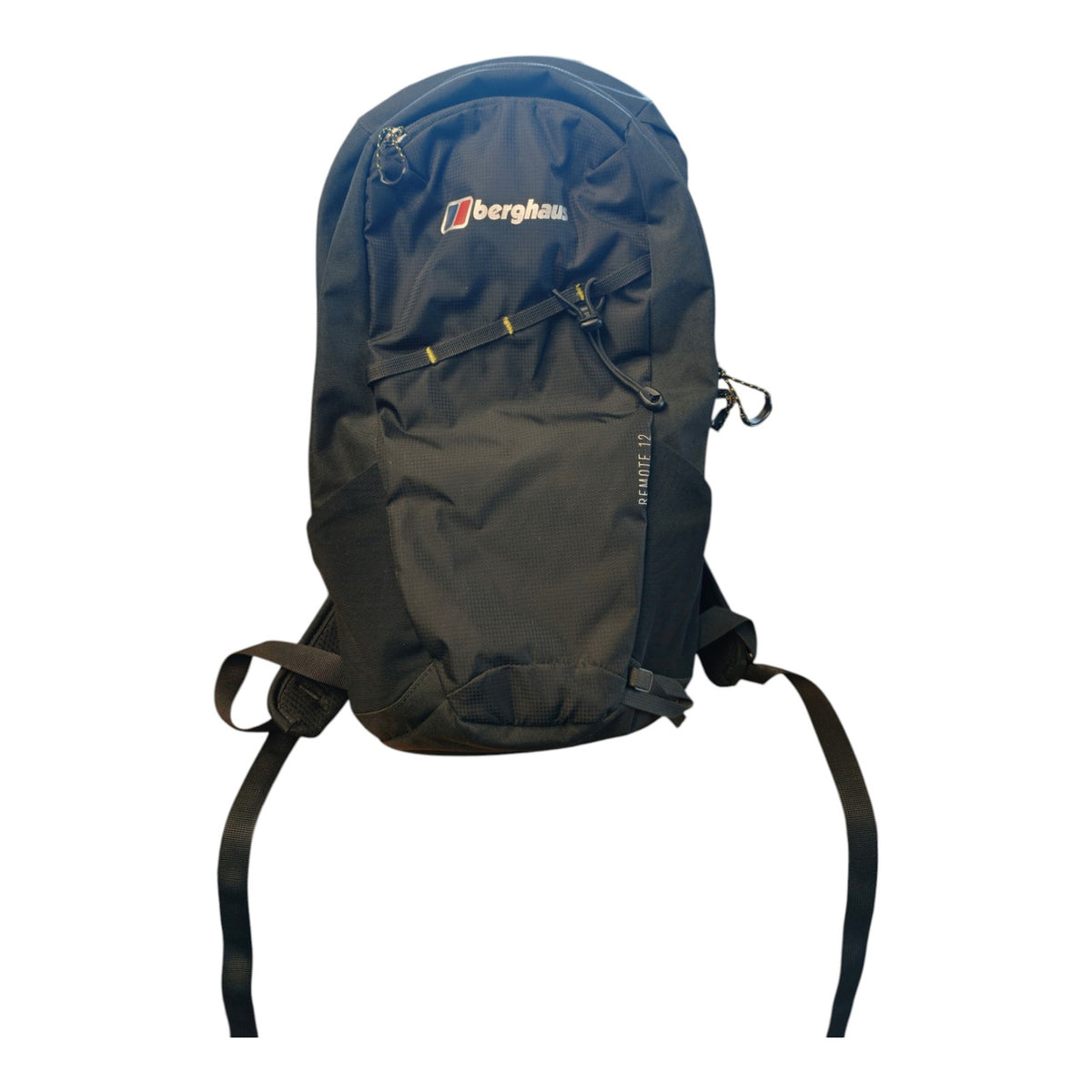Berghaus Remote 12L black daypack — front view