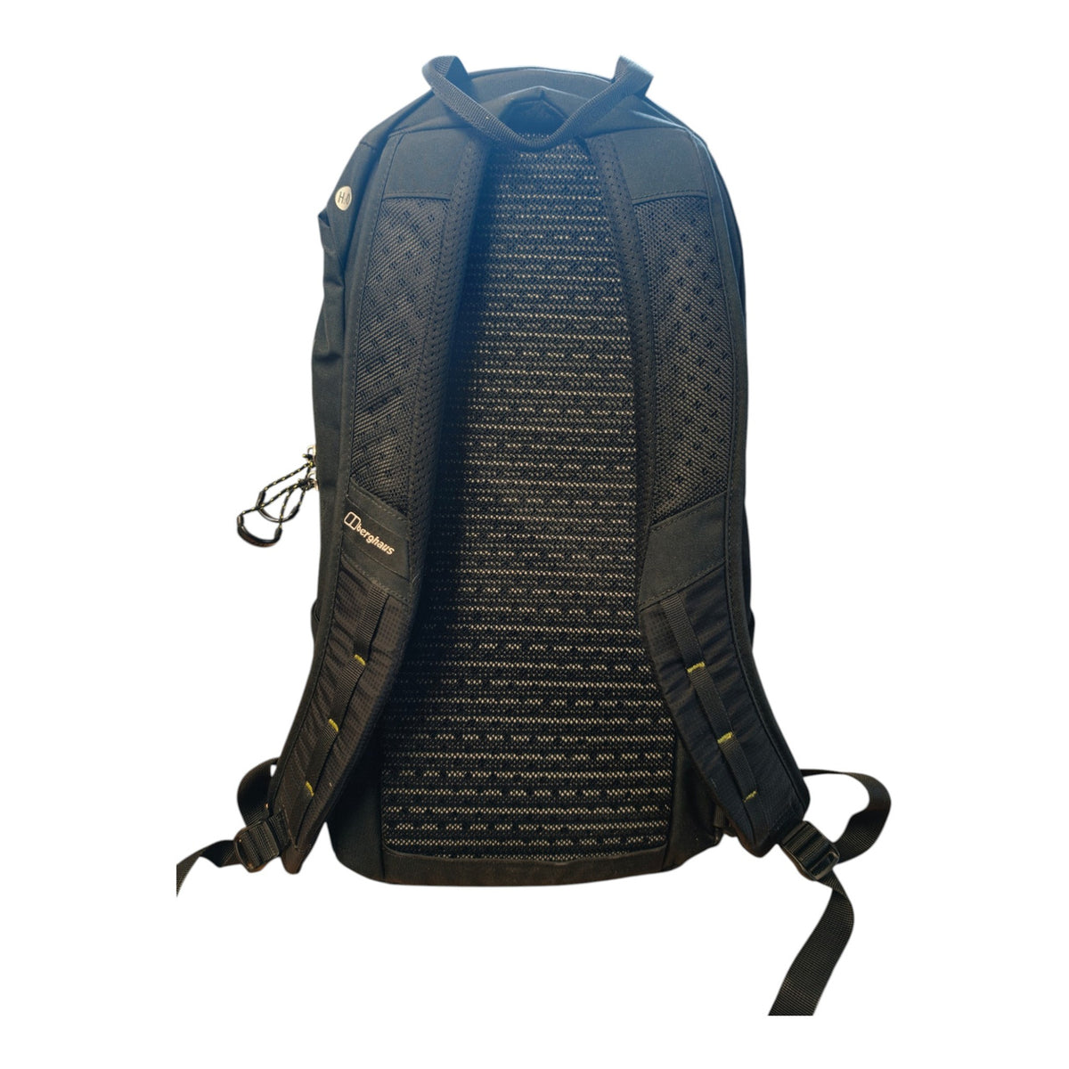 Berghaus Remote 12L black daypack — back and straps