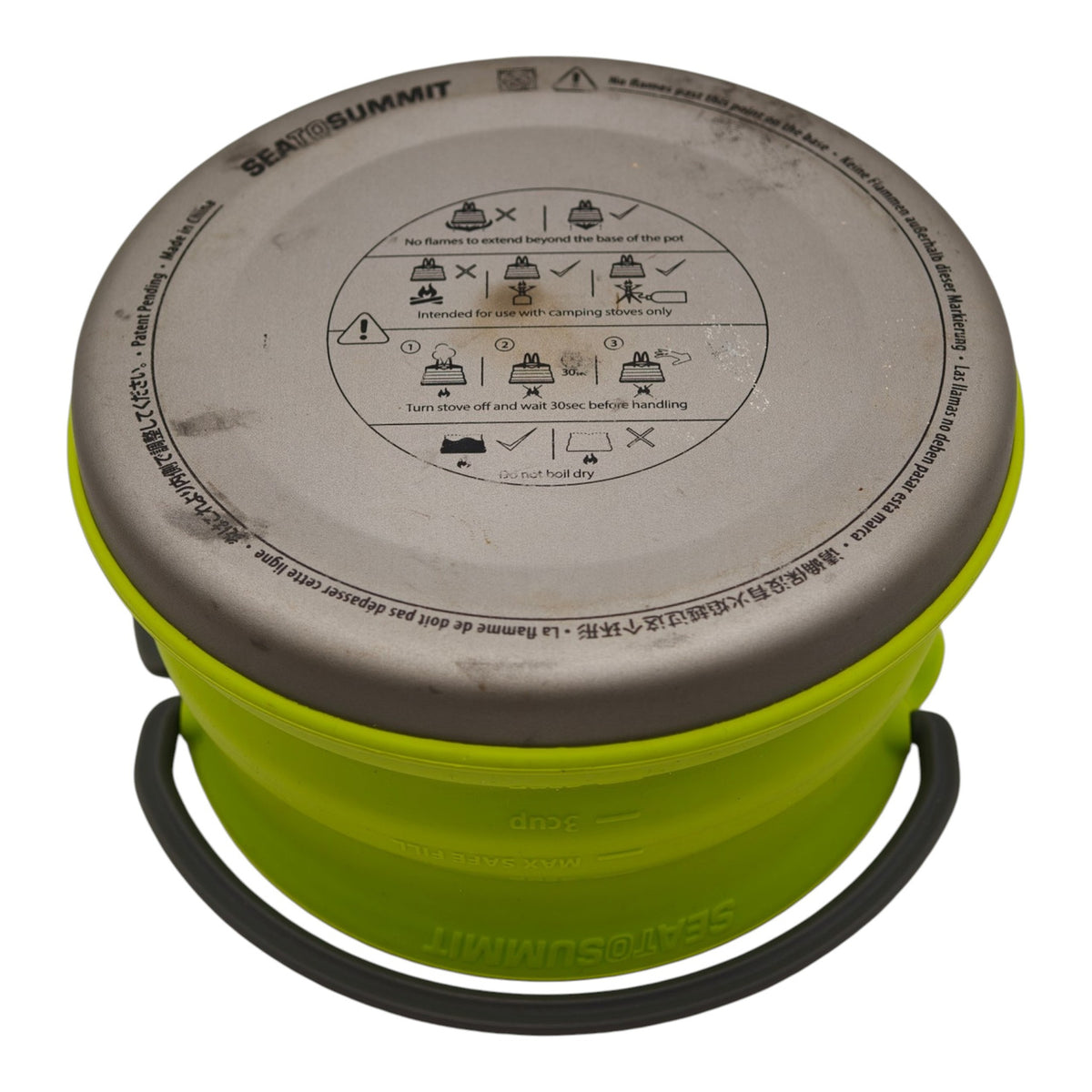 Sea to Summit X-Pot Kettle 1.3L - Lime - actual item photo 4