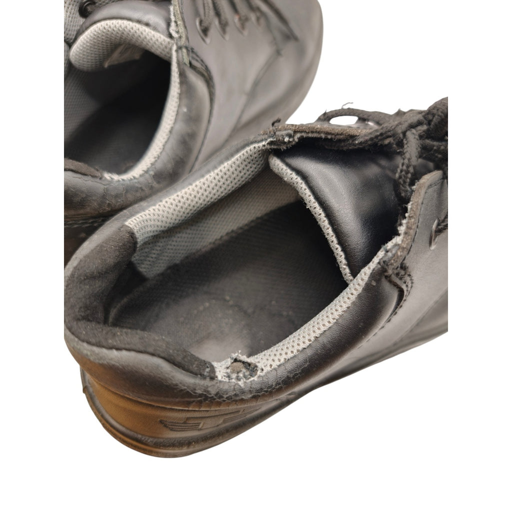 Black Lace-Up Shoes - Labelled Size 8 - collar wear