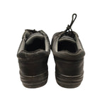Black Lace-Up Shoes - Labelled Size 8 - heels