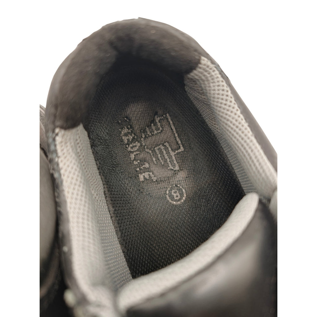 Black Lace-Up Shoes - Labelled Size 8 - insole size marking