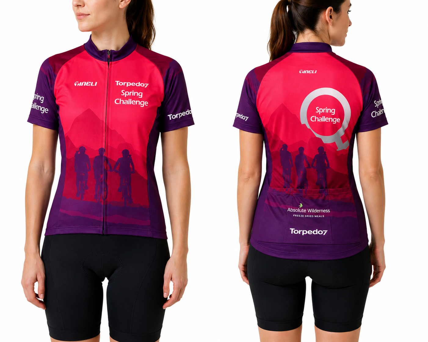 Tineli Torpedo7 Spring Challenge Women's Cycling Jersey – Size M